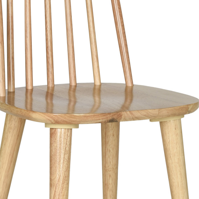 Brambly Cottage Arikara Solid Wood Windsor Back Side Chair & Reviews